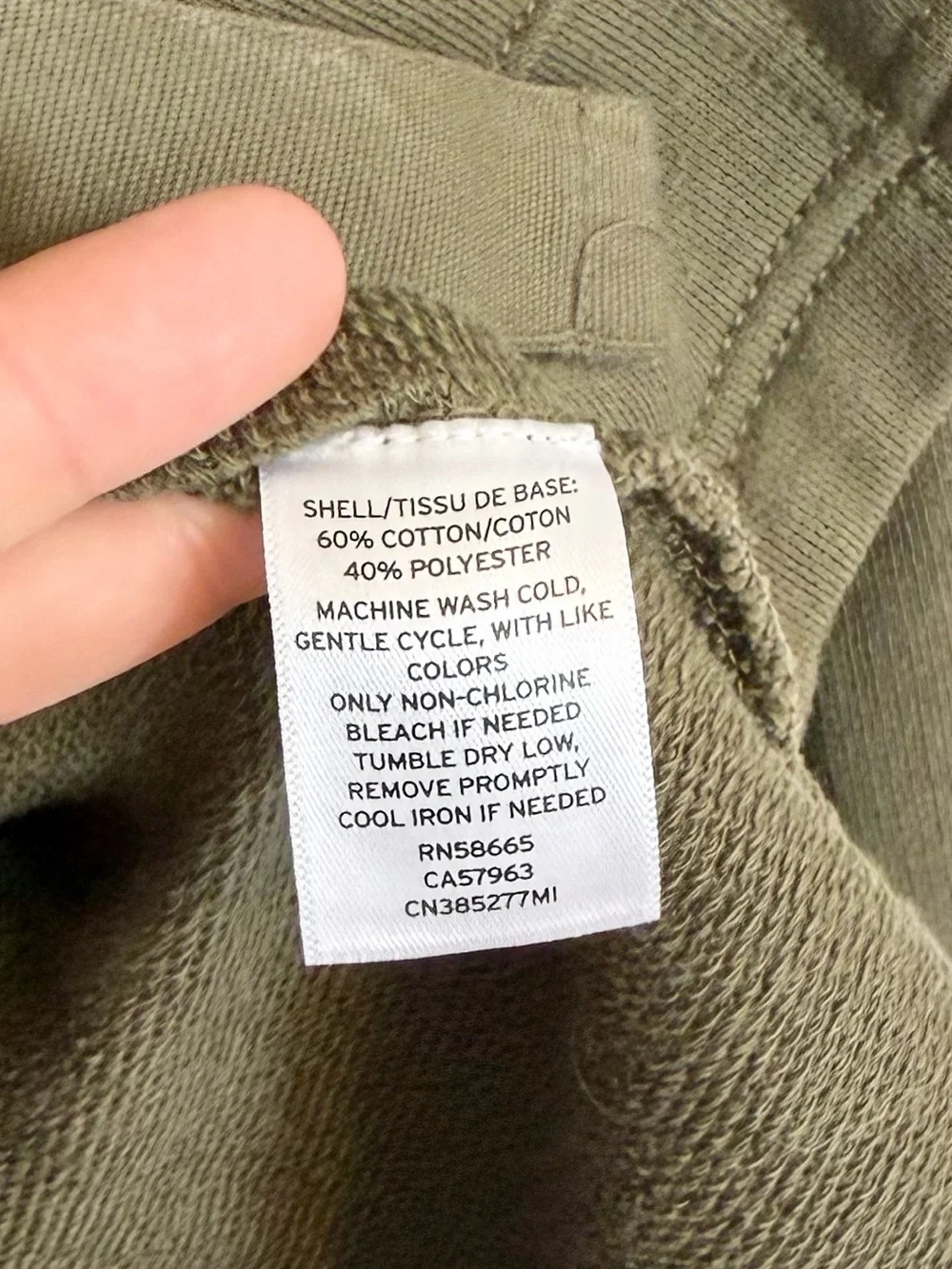 Caslon olive green